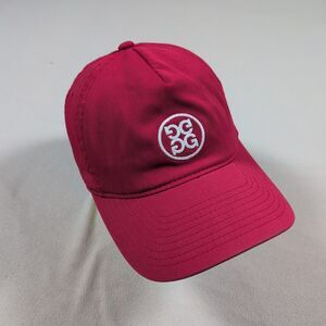 G/FORE G Fore Circle Gs Adjustable Snap Back Red Golf Hat Cap Activewear